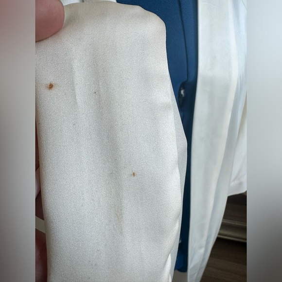 Vintage Merrill Leighton Studio City, Ca Floral Ivory Kimono Robe OS - Picture 8 of 16